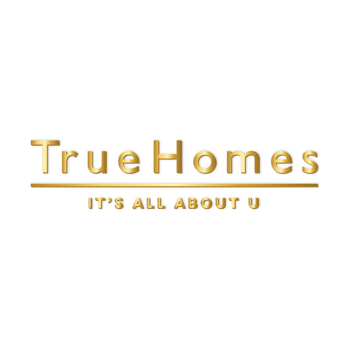 True Homes Dimensional Logo