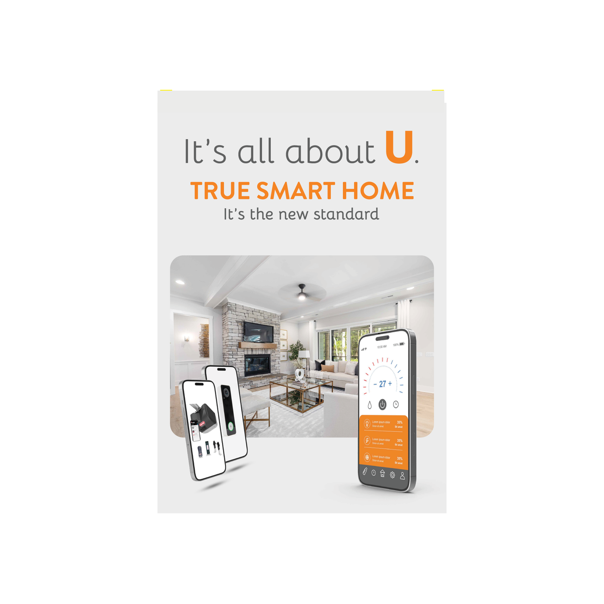 Interior Acrylic Display  "True Smart Home"