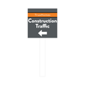 Construction Traffic Directional Left Arrow