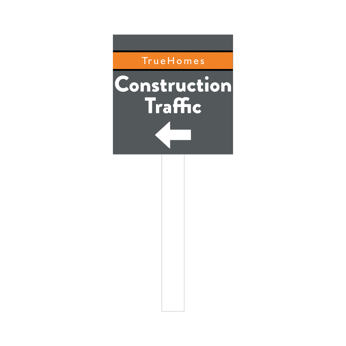 Construction Traffic Directional Left Arrow
