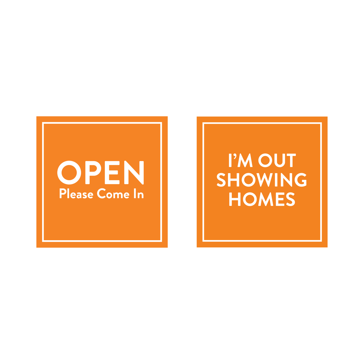 Door Tag - Open / Out Showing Homes