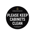 Edgewater - Please Keep Cabinets Clean