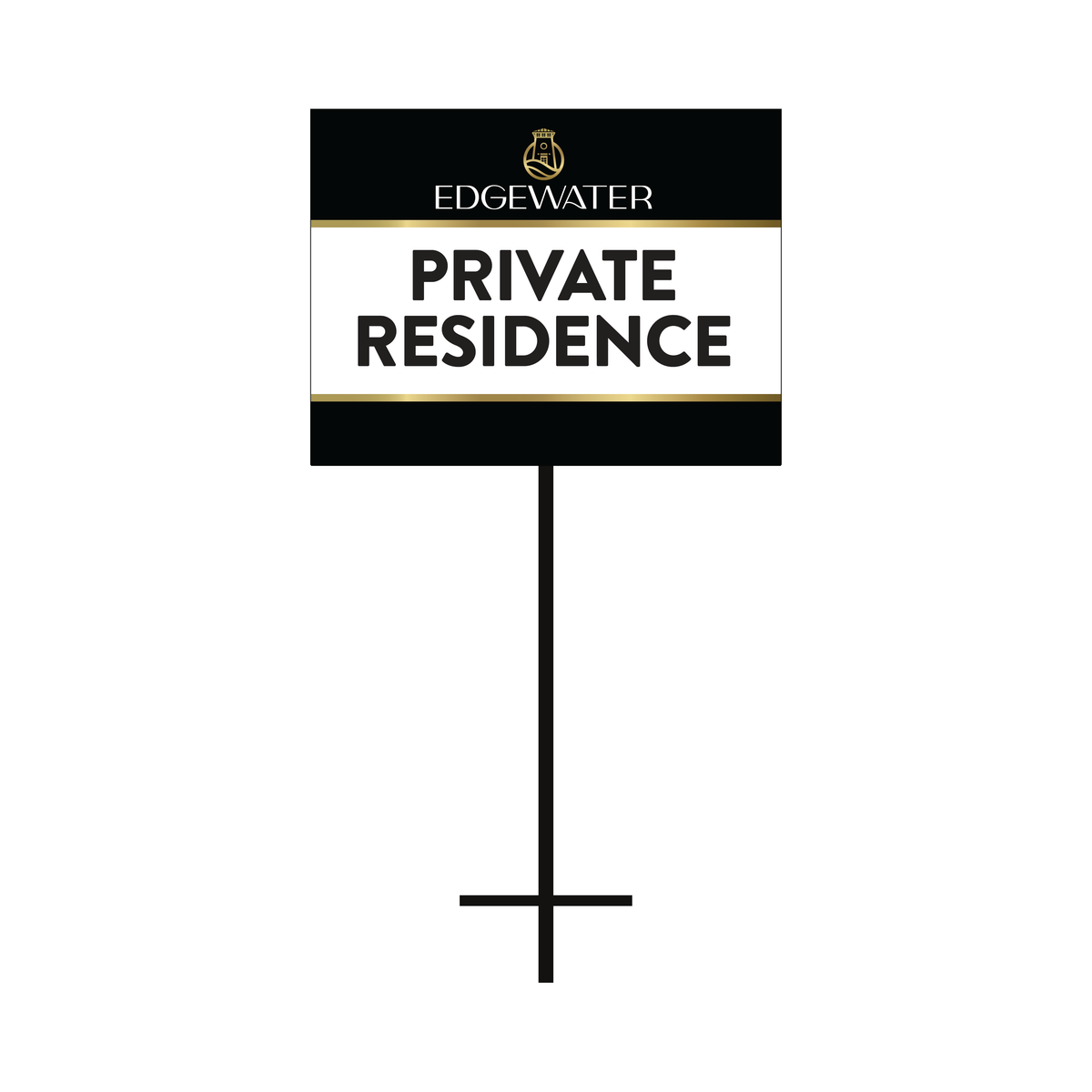Edgewater – Private Residence Sign
