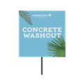 Homecoming – Concrete Washout T-Stake Sign