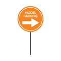 Sales Model Parking Directional - Right Arrow
