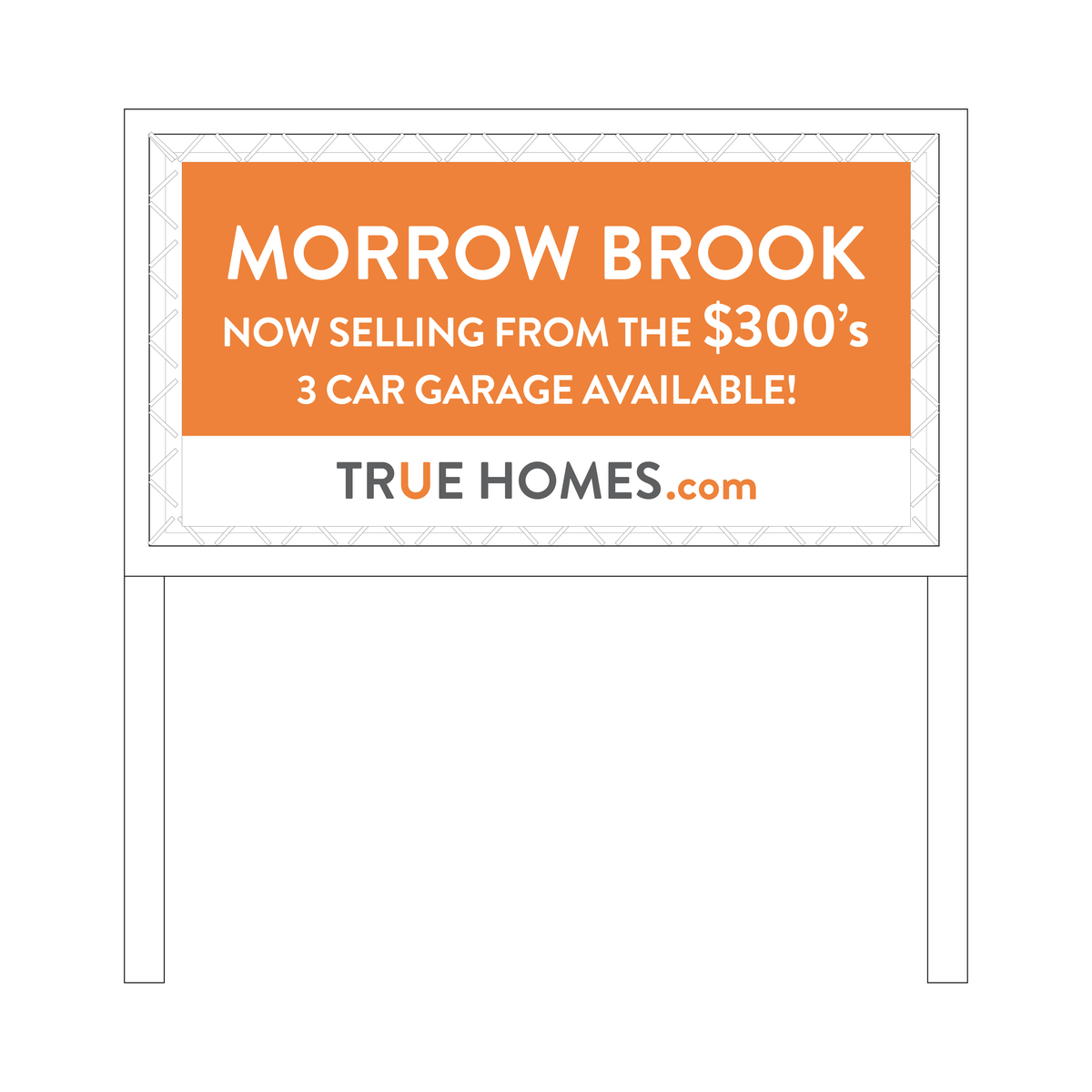 Now Selling Banner Frame