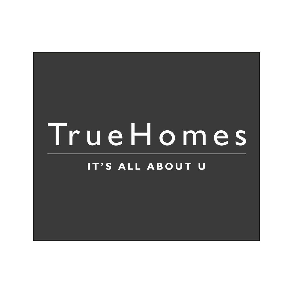 True Homes Logo Exterior Door Mat